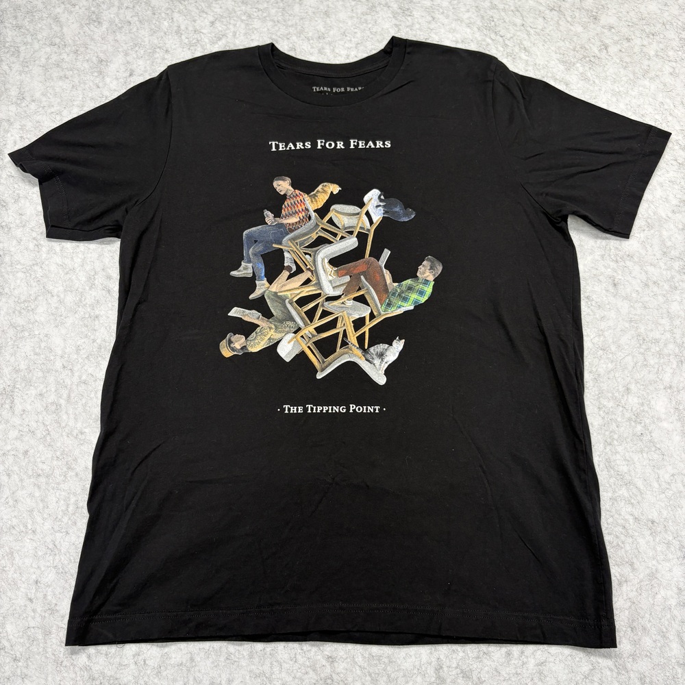 Official Tears For Fears "The Tipping Point" 2022 Tour T-Shirt XL
